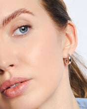 Load image into Gallery viewer, Coast Pebble Smooth Hoop Earrings
