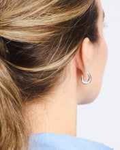 Load image into Gallery viewer, Coast Pebble Smooth Hoop Earrings
