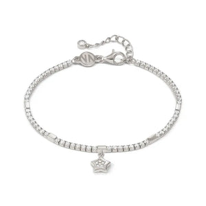 Petit Sparkle Tennis Bracelet - Star Silver