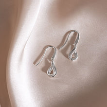Load image into Gallery viewer, Serenity Loop Dainty Drop Earrings
