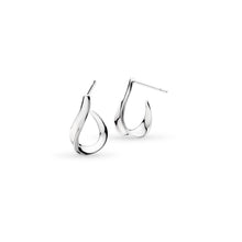 Load image into Gallery viewer, Serenity Grande Stud Hoop Earrings
