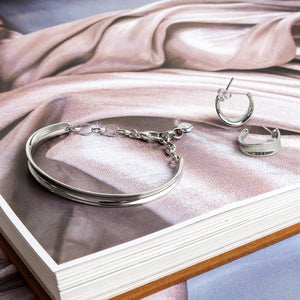 Serenity Grande Hoop Earrings