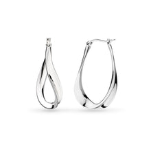 Load image into Gallery viewer, Serenity Grande Hinged Hoop Earrings
