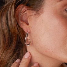 Load image into Gallery viewer, Serenity Grande Hinged Hoop Earrings
