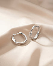 Load image into Gallery viewer, Serenity Curve Hoop Earrings
