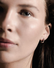 Load image into Gallery viewer, Glint Geo Hoop Earrings
