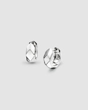 Load image into Gallery viewer, Glint Geo Wide Hoop Earrings

