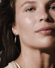 Load image into Gallery viewer, Glint Golden Two-Tone Drop Earrings
