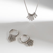 Load image into Gallery viewer, Array Dangle Hoop Earrings
