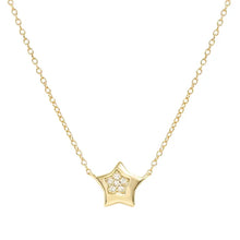Load image into Gallery viewer, Petit Sparkle Necklace - Star 18K Plated
