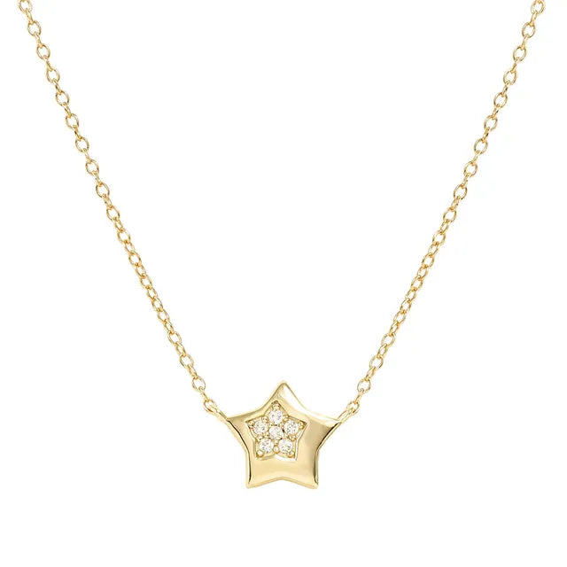 Petit Sparkle Necklace - Star 18K Plated