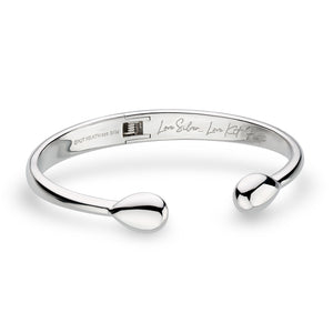Coast Pebble Smooth Hinged Bangle