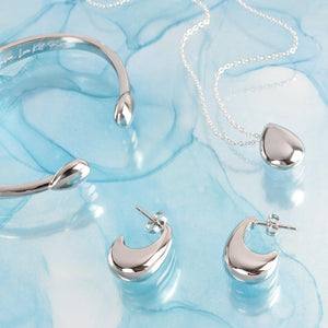 Coast Pebble Smooth Hinged Bangle