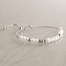 Load image into Gallery viewer, Coast Tumble Pearl Beaded Slider Bracelet
