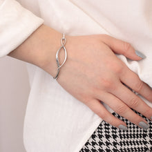 Load image into Gallery viewer, Entwine Twine Twist Hinged Bangle
