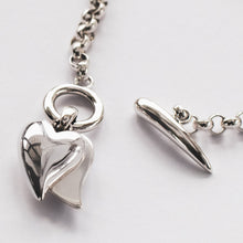 Load image into Gallery viewer, Desire Love Duet Heart T-Bar Bracelet
