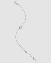 Load image into Gallery viewer, Love Silver Heart Fine Outline Mini Bracelet
