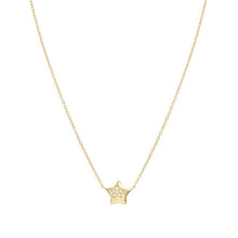Load image into Gallery viewer, Petit Sparkle Necklace - Star 18K Plated

