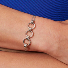 Load image into Gallery viewer, Bevel Unity Twin Chain Slider Bracelet
