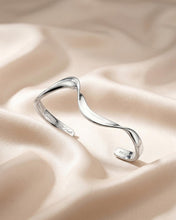 Load image into Gallery viewer, Serenity Curve Cuff Bangle
