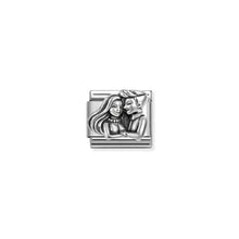 Load image into Gallery viewer, Composable Classic Link Couple In Oxidised Silver
