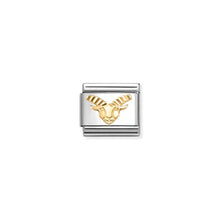 Load image into Gallery viewer, Composable Classic Link Capricorn In Bonded Yellow Gold With Etched Detail
