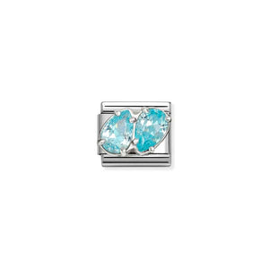 Composable Classic Link Light Blue Double Drops