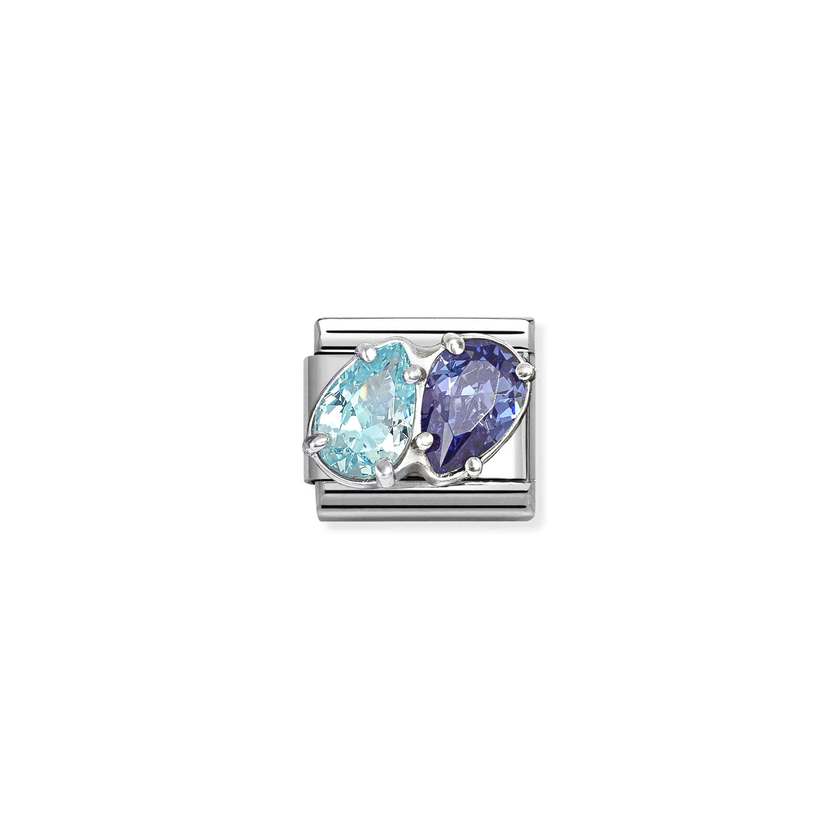 Composable Classic Link Light Blue-Blue Drops