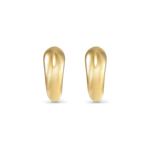 Ecclectica Earrings - Drop Hoop Small Yellow PVD