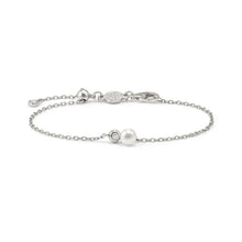 Load image into Gallery viewer, Pearls Loop Bracelet - Round Silver
