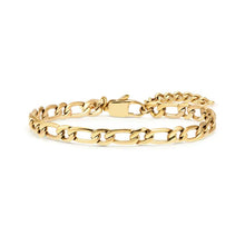 Load image into Gallery viewer, Bold Steel Bracelet - 18K Plated
