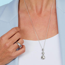 Load image into Gallery viewer, Coast Pebble Smooth Triple Grande Toggle Necklace
