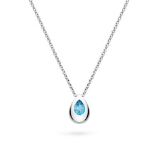 Load image into Gallery viewer, Coast Pebble Swiss Blue Topaz Necklace
