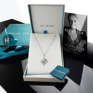 Céleste North Star Starburst Necklace