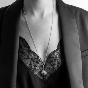 Céleste North Star Starburst Necklace
