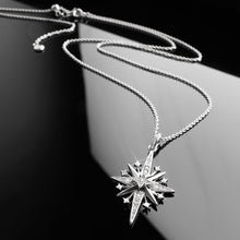Load image into Gallery viewer, Céleste North Star Starburst Necklace
