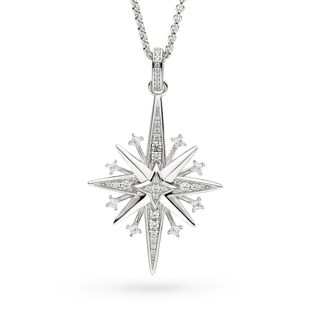 Céleste North Star Starburst Necklace