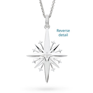 Céleste North Star Starburst Necklace