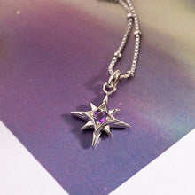 Load image into Gallery viewer, Aurora Birthstone Necklace - February
