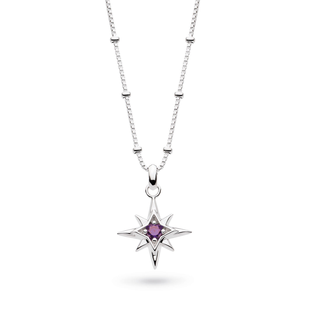 Aurora Birthstone Necklace - February