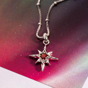 Aurora Birthstone Necklace - January