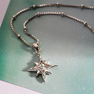 Aurora Birthstone Necklace - April