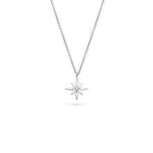 Load image into Gallery viewer, Céleste North Star CZ Mini 18&quot; Necklace
