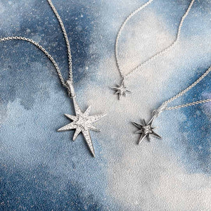 Céleste North Star CZ Mini 18" Necklace