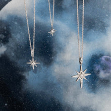 Load image into Gallery viewer, Céleste North Star CZ Mini 18&quot; Necklace
