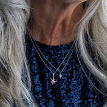 Load image into Gallery viewer, Céleste North Star CZ Mini 18&quot; Necklace
