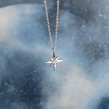 Load image into Gallery viewer, Céleste North Star CZ Mini 18&quot; Necklace
