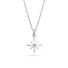 Load image into Gallery viewer, Céleste North Star CZ 18&quot; Necklace
