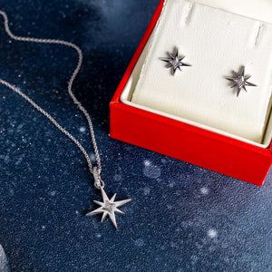 Céleste North Star CZ 18" Necklace