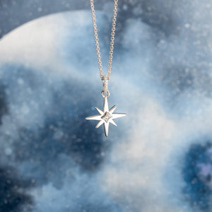 Céleste North Star CZ 18" Necklace